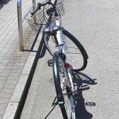 泥除け、前かご付きの、ロードバイク