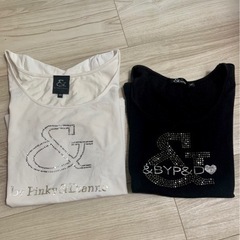 【訳あり】 ＆byP&D レディースTシャツ 2枚