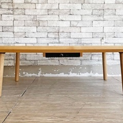 無印良品　長方形ローテーブル　こたつ