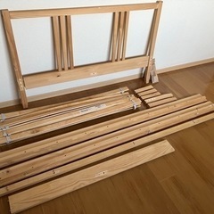 IKEA  セミダブルベッド　解体済み