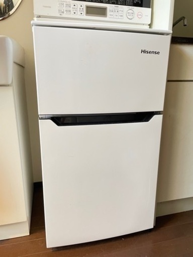 【※8/12まで】Hisense 2ドア冷凍冷蔵庫 93L 2019年製
