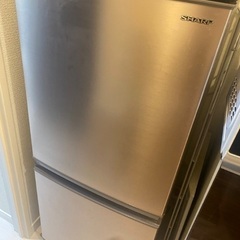 美品 シャープ SHARP SJ-D14E ノンフロン冷凍冷蔵庫...