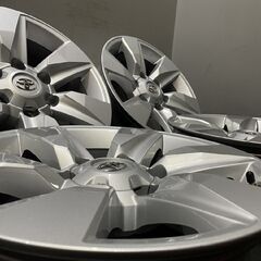 新車外し トヨタ 150系ランクルプラド 後期 純正ホイール 17インチ 4本