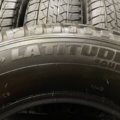 新車外し MICHELIN LATITUDE TOUR 265/65R17 17インチ 夏タイヤ 4本 ランクルプラド ハイラックスサーフ パジェロ等　(JR432) クレジットカード QR決済可能