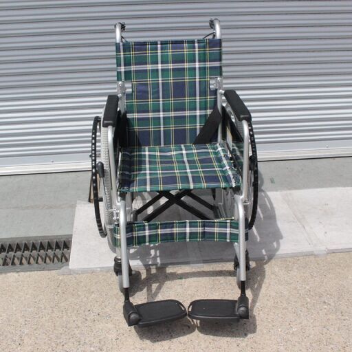 T260)カワムラサイクル kawamura KAJ202SB-40 アルミ製自走式車椅子 車イス 車いす 車椅子 自走式