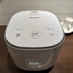 SHARP ジャー炊飯器 KS-CF05A-W 2019年製 3合炊き