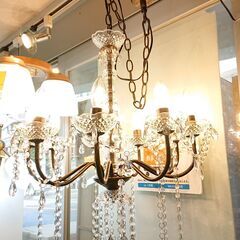 LED電球つき★9灯シャンデリア .アンティーク クラシック インテリア 天井照明 ライト ランプ (検) ロイズ アンティークス★買取帝国 志木店