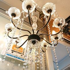 LED電球つき★9灯シャンデリア .アンティーク クラシック インテリア 天井照明 ライト ランプ (検) ロイズ アンティークス★買取帝国 志木店