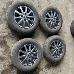 145 80 13  ダンロップ  17年 アルミセット