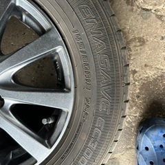 145 80 13  ダンロップ  17年 アルミセット