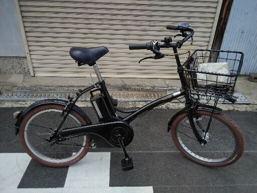 [Panasonic]GLITTER(グリッター)20吋小径電動アシスト自転車 6.6Ahバッテリー+充電器+キー2本付き(ブラック)