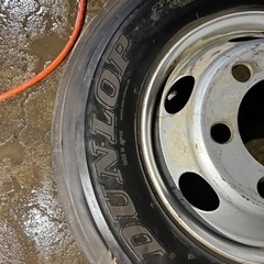 225 80 17.5 ダンロップ アルミ付き2本 15年