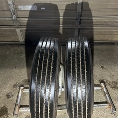 225 80 17.5 ダンロップ アルミ付き2本 15年