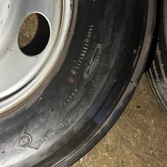 225 80 17.5 ダンロップ アルミ付き2本 15年