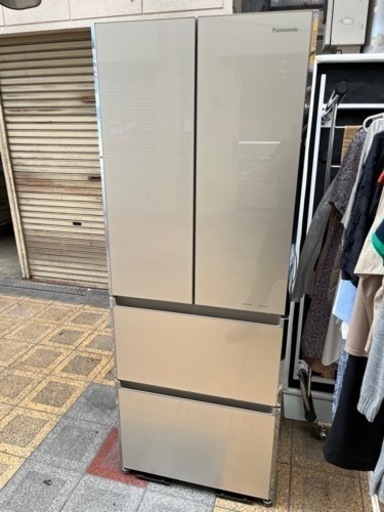 美品　Panasonic/パナソニック 4ドア冷蔵庫 2015年購入 506L NR-JD5100S-N 大阪市引取対応
