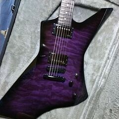 レア新品ギターセール価格 ESP LTD SNAKEBYTE バリトン　紫色