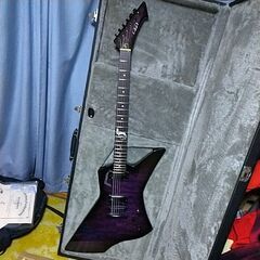 レア新品ギターセール価格 ESP LTD SNAKEBYTE バリトン　紫色