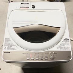 【ジ　0808-2】2020年製　TOSHIBA 5キロ洗濯機　...