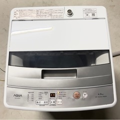 【ジ　0808-3】 2022年製　アクア　全自動洗濯機　4.5...