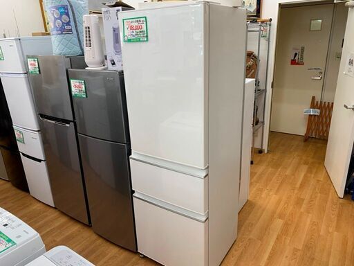 3ドア冷蔵庫　３６５L　MR-CX37G　三菱　2021年