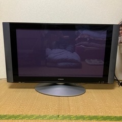 ジャンク品　HITACHI　WOO　日立プラズマテレビ　37型