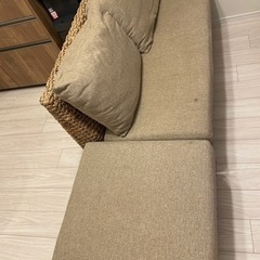 アジアン家具　ソファ2人掛け　ウォーターヒヤシンス　アジアン　ラタン　バリ家具