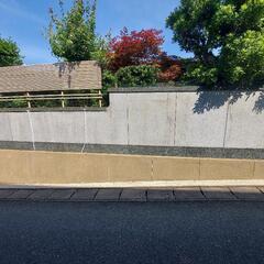 高圧洗浄✨15000円～　塀、駐車場、玄関、石部、外壁