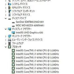 Elitedesk800G4 i7-8700 SSD256GB HDD1TB RAM8GB Photoshop