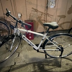 自転車 (白)