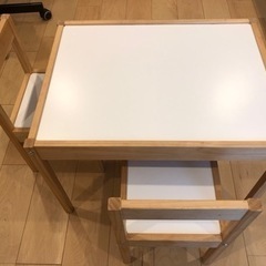 IKEA LÄTT 子供用テーブル&イス2脚