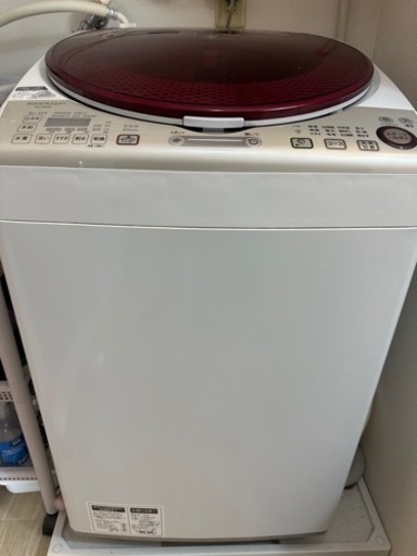 sharp 洗濯機　8kg乾燥機能付き