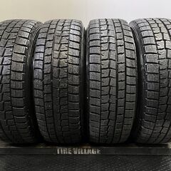 タイヤ走行短め【DUNLOP WM01 195/65R15】スタッドレス【Weds VELVA ヴェルヴァ 15インチ 6J5HPCD114.3+53】ヴォクシー ノア等　(TG974) クレジットカード QR決済可能