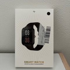 【未開封】スマートウォッチ Bluetooth 活動量計 腕時計...