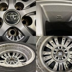 【YOKOHAMA BluEarth 195/65R15】夏タイヤ【トヨタ エスクァイア 純正ホイール 15インチ 6J5HPCD114.3+50】ヴォクシー ノア　(TE981MY)  クレジットカード QR決済可能