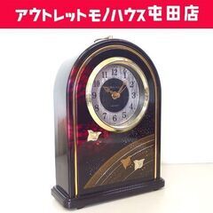 置き時計 幅22.5cm HOUSYO 3針 クォーツ 置時計 ...