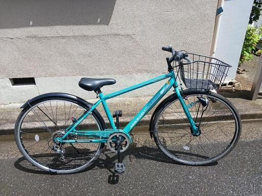 27インチ　6段ギア　自転車