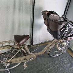 C971★限定特価★ 中古子供乗せ自転車 3人乗り対応【F22R26インチ　アンドデザイン　軽快車　3段　LEDオートライト 】