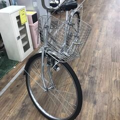 自転車　26インチ、シルバー