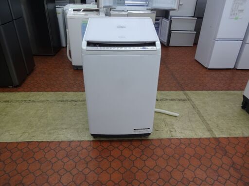 ID 350670　洗濯機8K　日立　２０１８年製　BW-DV80C