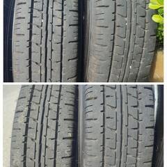 12㌅アルミホイール(VITO SECOND)と12㌅タイヤ(DUNLOP ENASAVE VAN01)のセット