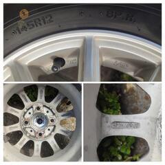 12㌅アルミホイール(VITO SECOND)と12㌅タイヤ(DUNLOP ENASAVE VAN01)のセット