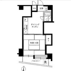 敷金・礼金なし♪都営大江戸線落合南長崎駅より徒歩4分の1DKマンションです。2人で入居可能です。の画像