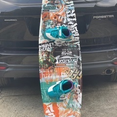 ウェイクボード　ジュース　カバー付き　リキッドフォース