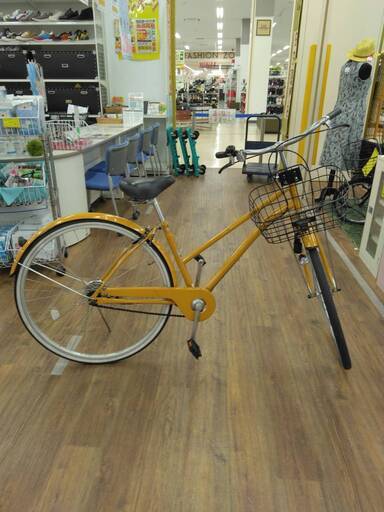 自転車 27ｲﾝﾁ オレンジ PEUGEOT Metro クロスバイク シマノ24段変速