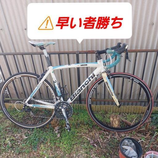 ロードバイク10速2011年Bianchiビアニローネ7SHIMANO105