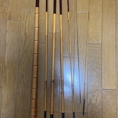 川釣り・渓流釣り・海釣り】竹竿 約5m