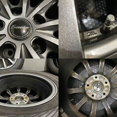 【YOKOHAMA GEOLANDAR i/T-S 215/65R16】スタッドレス【Exceeder 16インチ 6.5J5HPCD114.3+48】19年製 バリ溝 クロスロード CR-V等 (TB793)  クレジットカード QR決済可能