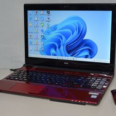 中古ノートパソコン Windows11+office 新品爆速SSD256GB NEC NS350/C 