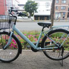 取引決定しました。札幌市内配達無料！防犯登録料込み。中古26インチ超美車水色！