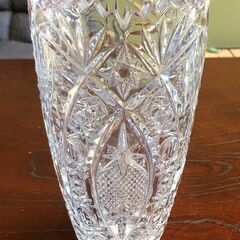 花瓶　ガラス製　昭和レトロ